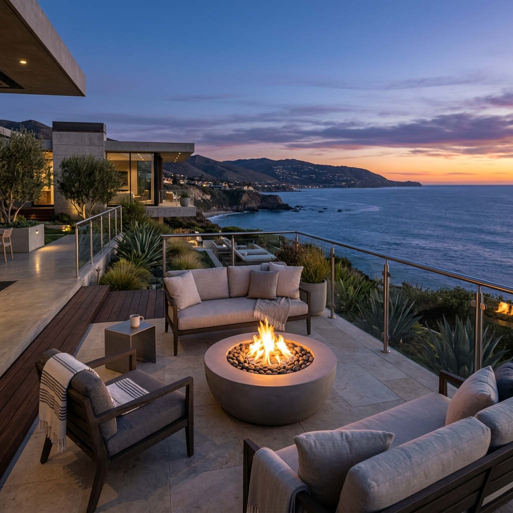 Coastal Terrace Fire Pit